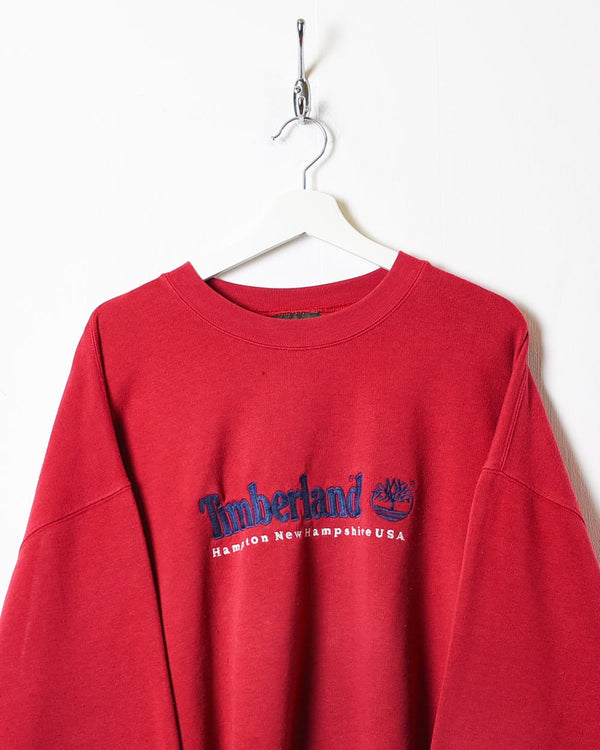 Red Timberland Sweatshirt - X-Large