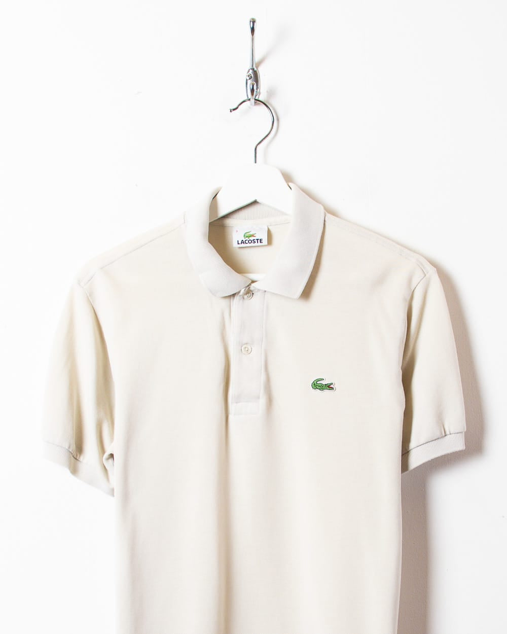 Neutral Lacoste Polo Shirt - Small