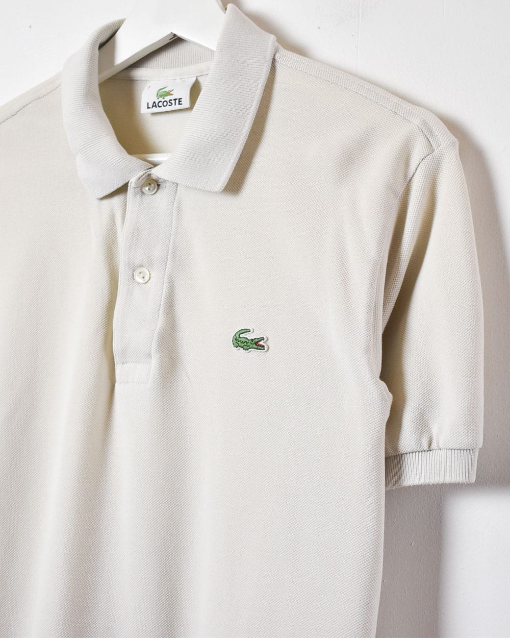 Neutral Lacoste Polo Shirt - Small