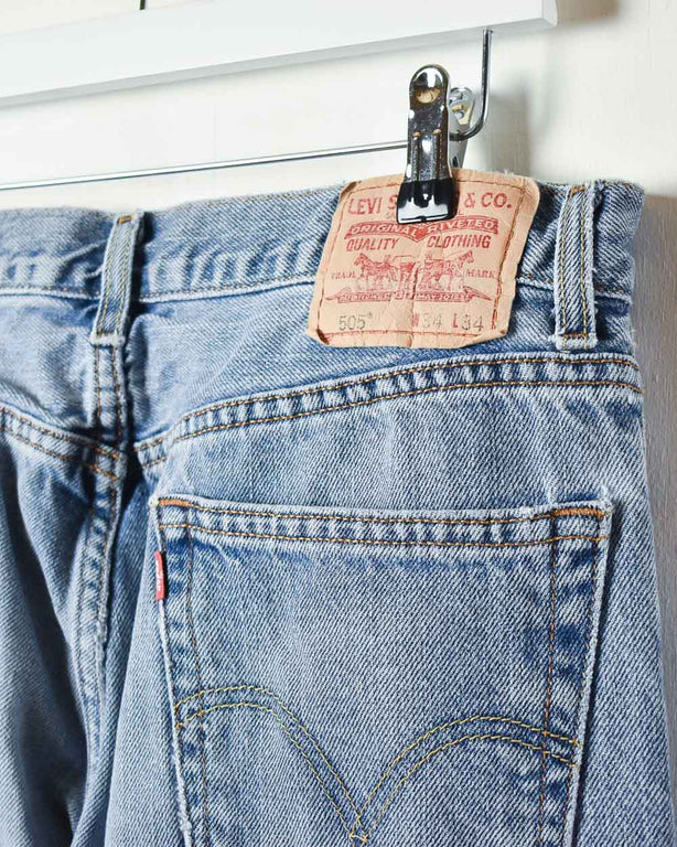 Blue Levi's 505 Jeans - W34 L33
