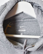 Stone Nike Just Do It Hoodie - Small Women's