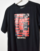 Black Nike Just Do It Shoeboxes T-Shirt - Large