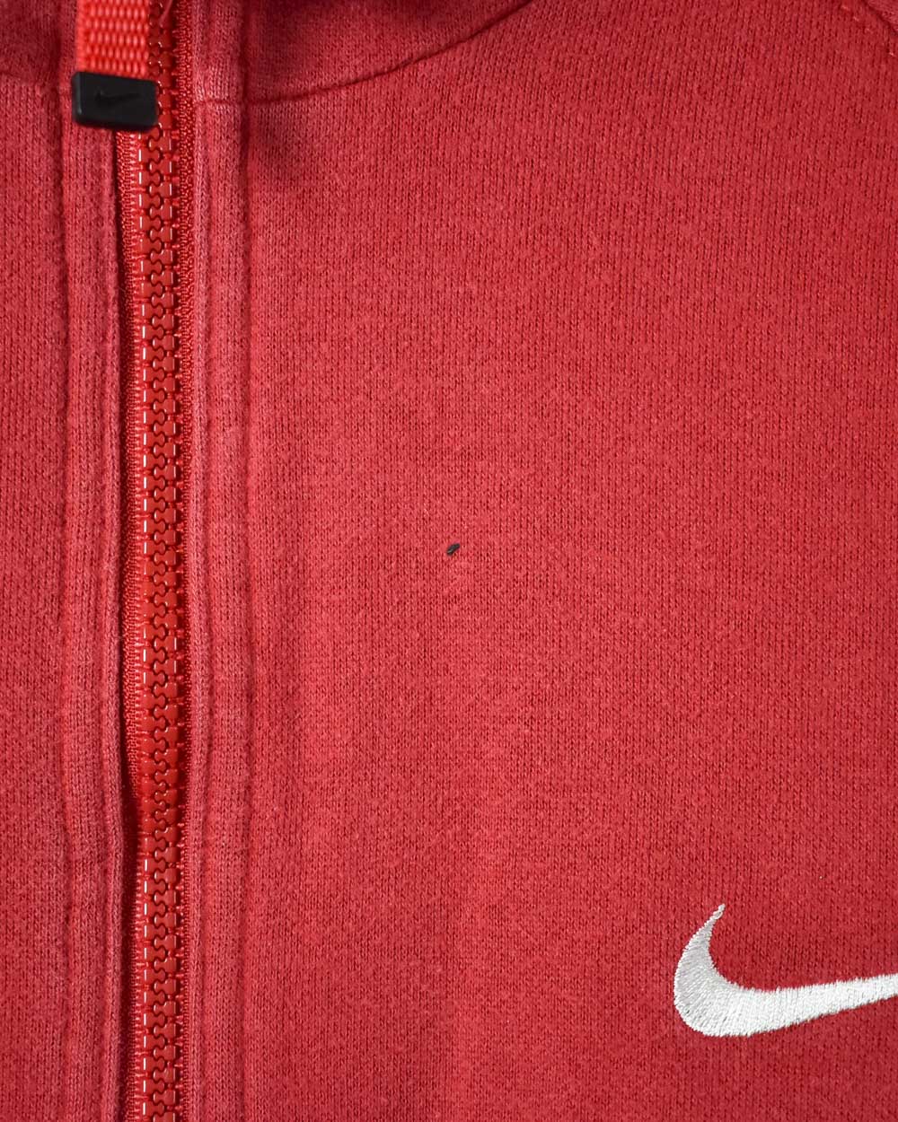 Red Nike Zip-Through Hoodie - X-Large