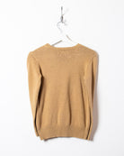 Neutral Polo Ralph Lauren Knitted Sweatshirt - Small Women's