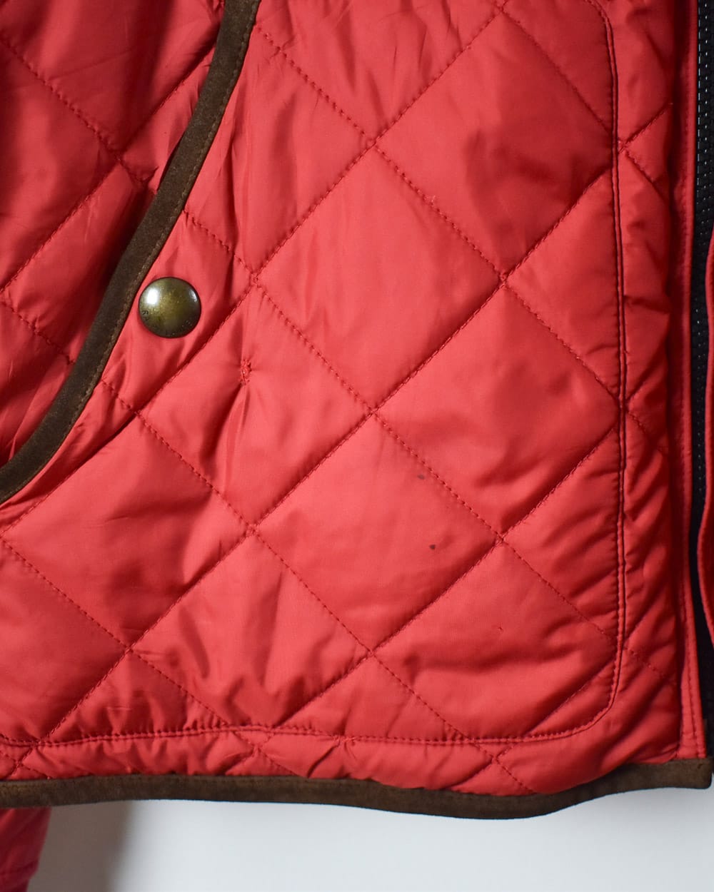 Red Polo Ralph Lauren Reversible Quilted Jacket - Large Women's