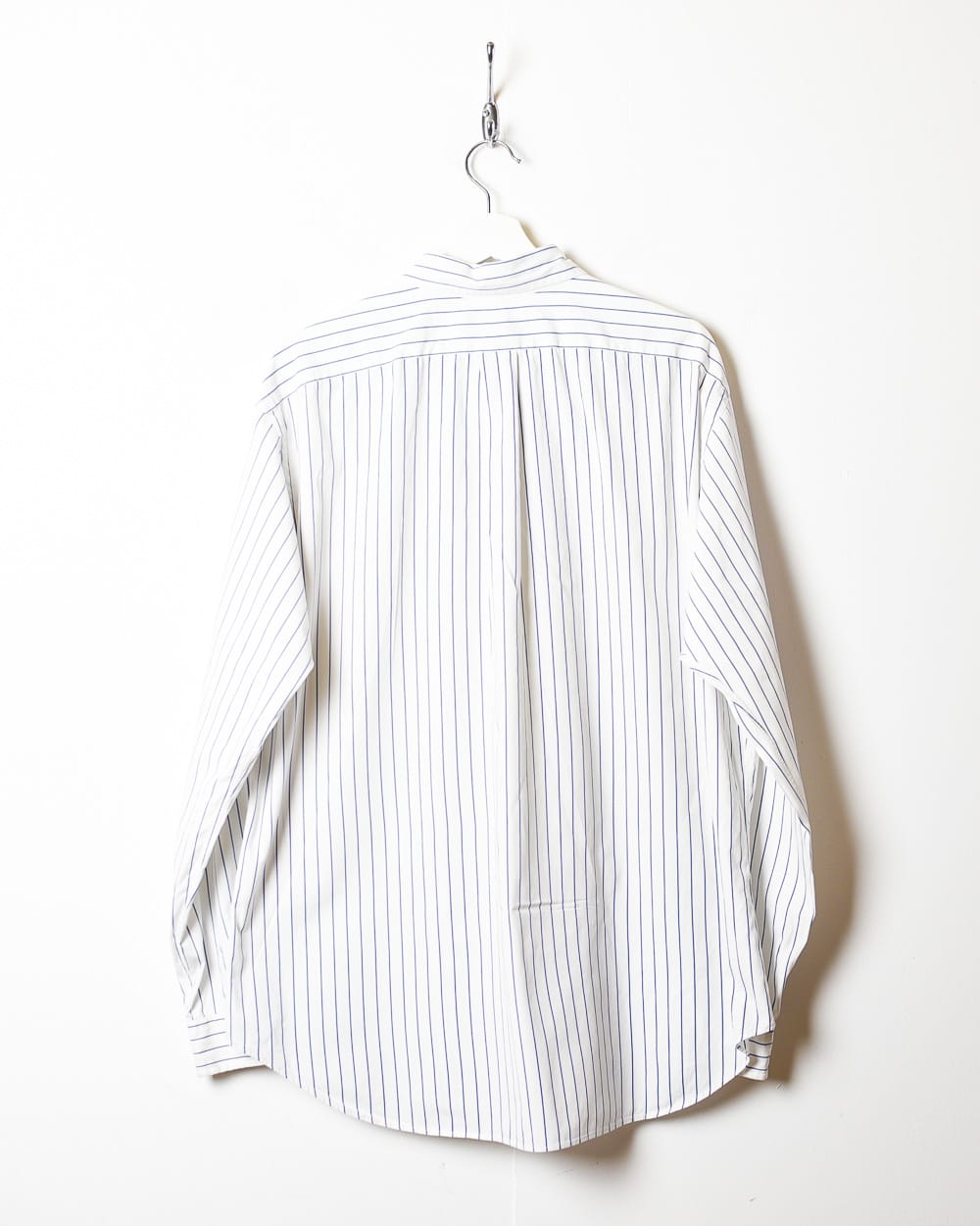White Polo Ralph Lauren Striped Shirt - X-Large