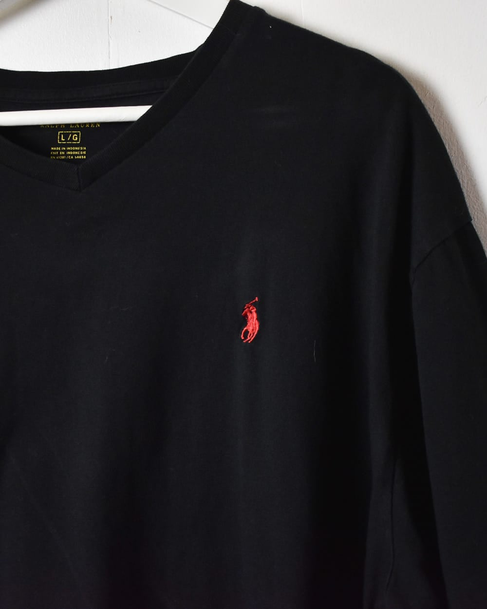 Black Polo Ralph Lauren T-Shirt - Large