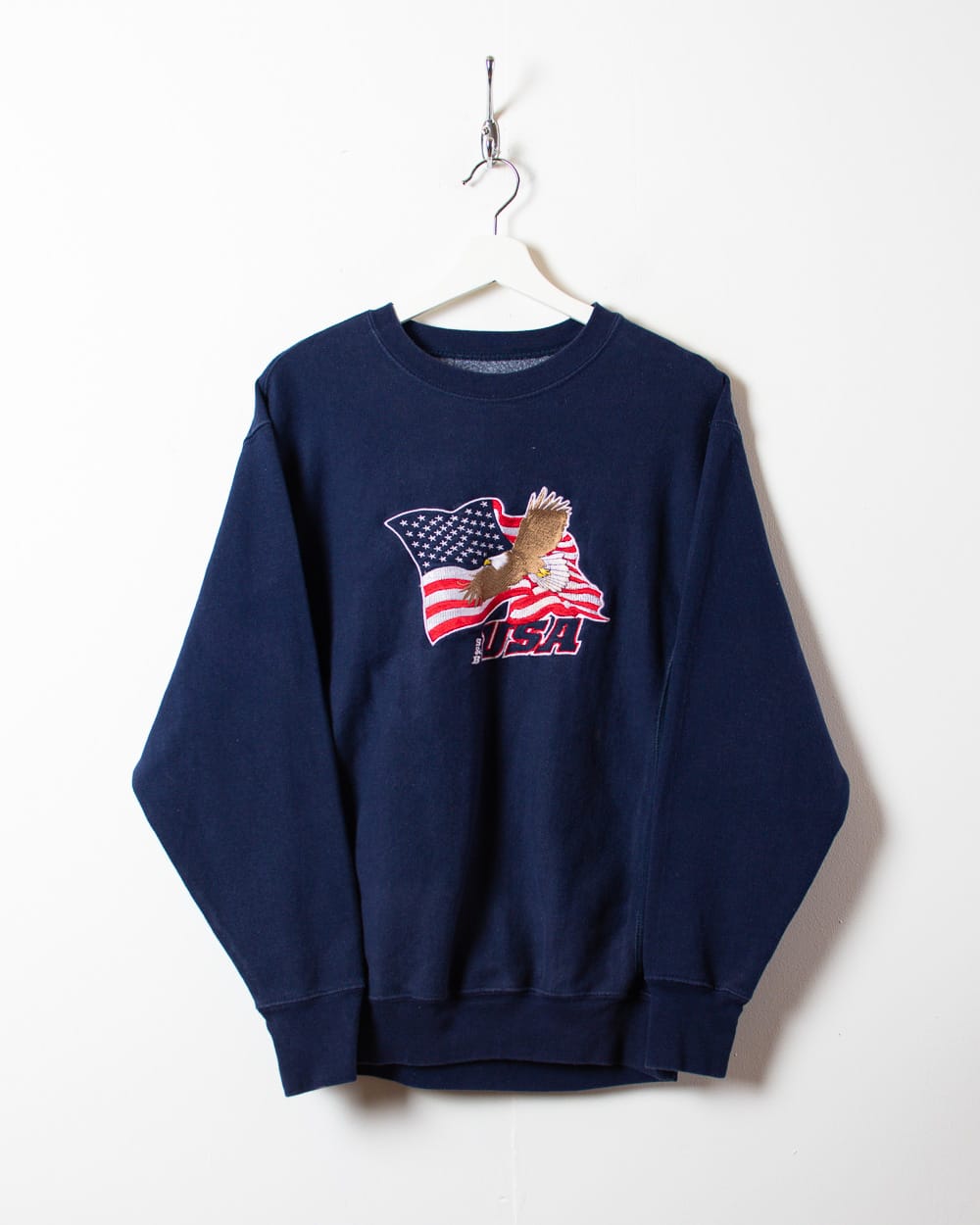 Navy USA Eagle Sweatshirt - Small