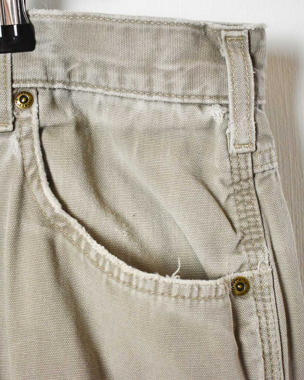 Neutral Carhartt Worn Carpenter Jeans - W40 L30