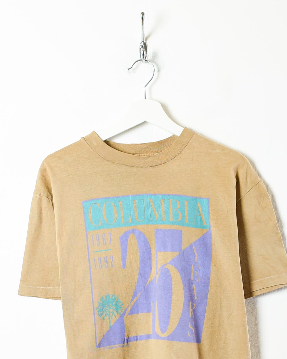 Brown Columbia 1992 25 Years Single Stitch T-Shirt - Medium