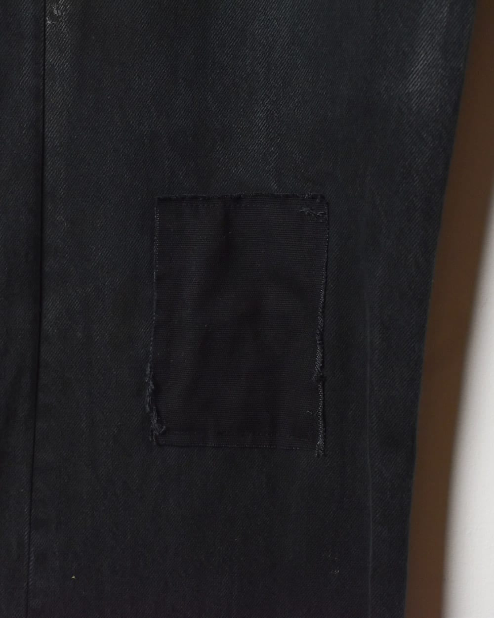 Black Levi's Patched 501 Jeans - W36 L34