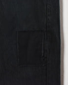 Black Levi's Patched 501 Jeans - W36 L34