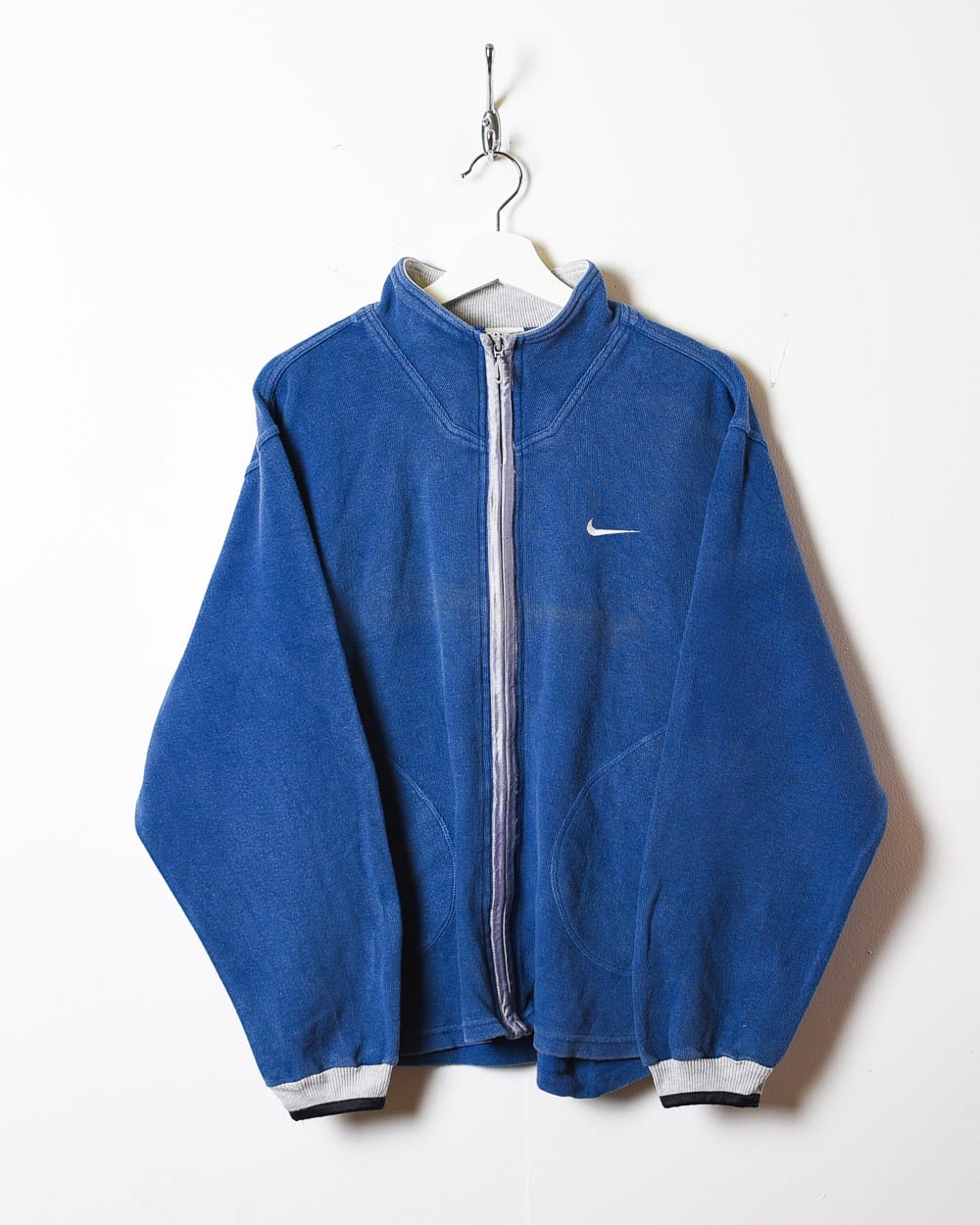 Blue Nike Zip-Through Sweatshirt - Large Women's