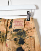 Neutral Levi's 501 Acid Washed Jeans - W28 L30