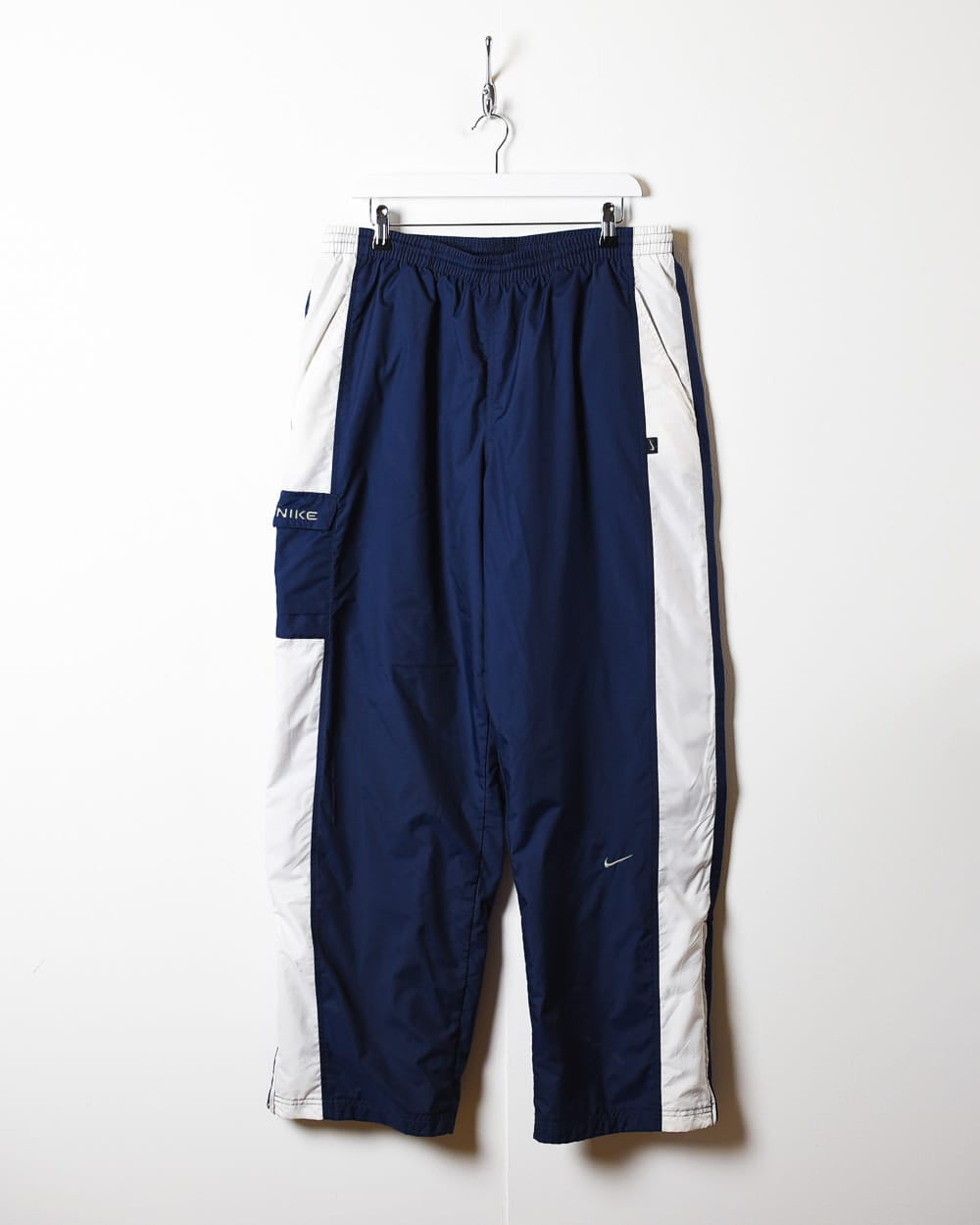 Navy Nike Cargo Tracksuit Bottoms - X-Large