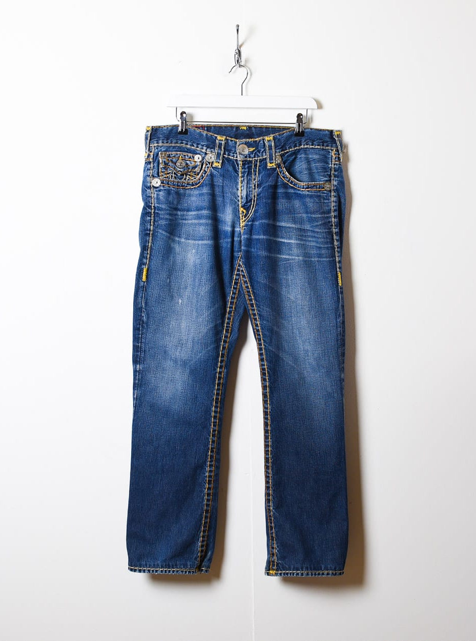 Blue True Religion Women's Jeans - W36 L32