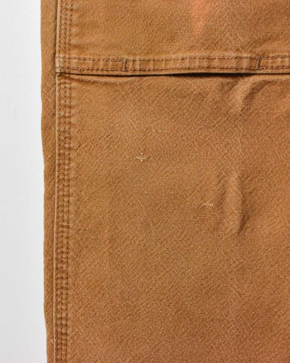 Brown Carhartt Double Knee Carpenter Jeans - W34 L31