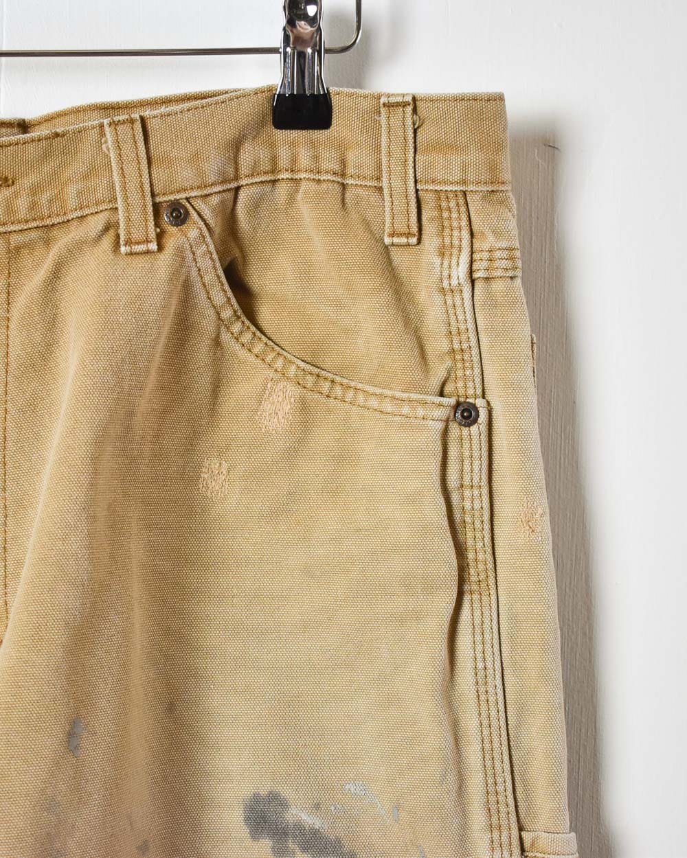 Neutral Dickies Distressed Carpenter Jeans - W34 L29