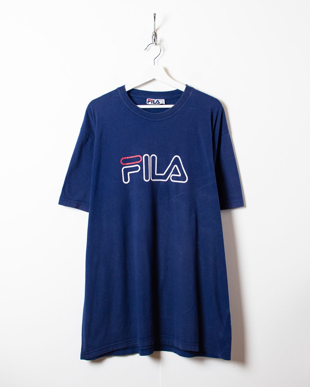 Navy Fila T-Shirt - XX-Large