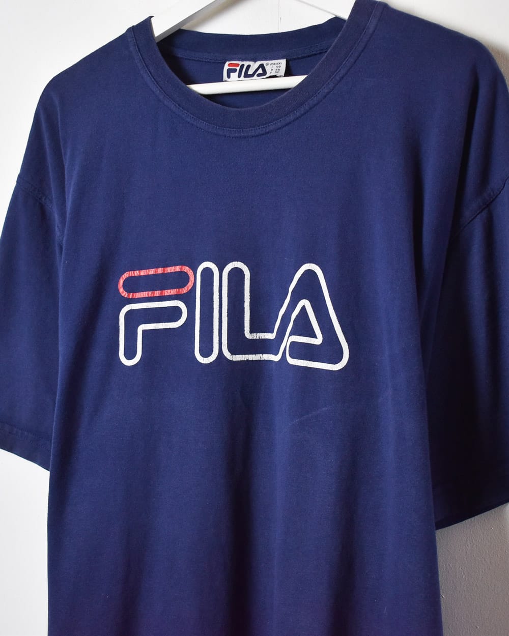 Navy Fila T-Shirt - XX-Large