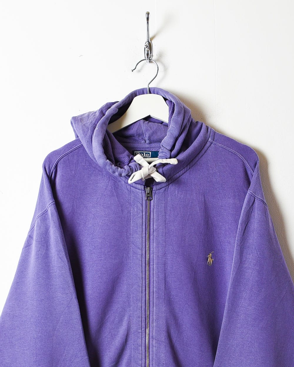 Purple Polo Ralph Lauren Zip-Through Hoodie - XX-Large