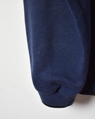 Navy Puma Collared Sweatshirt - Large