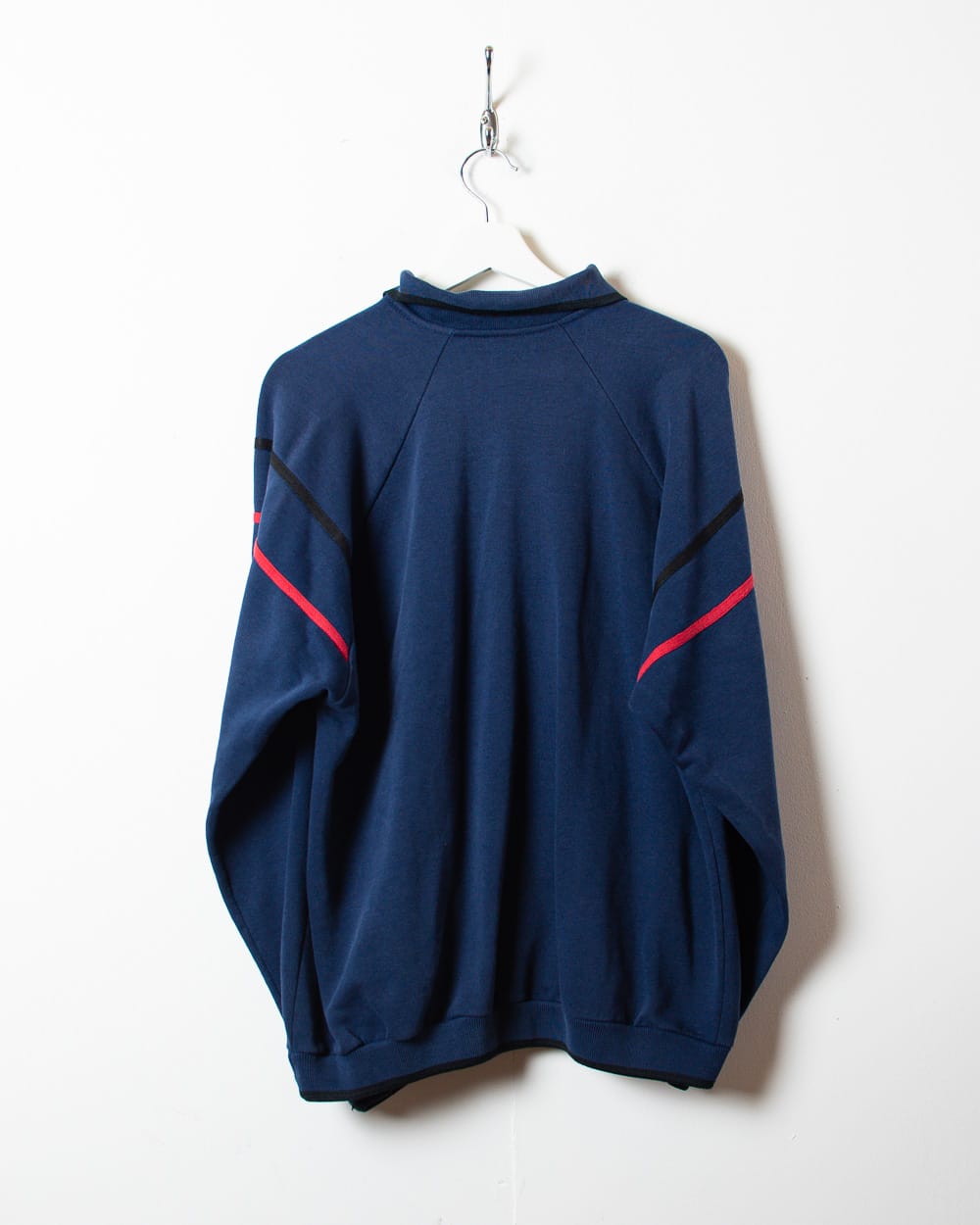 Navy Puma Collared Sweatshirt - Large