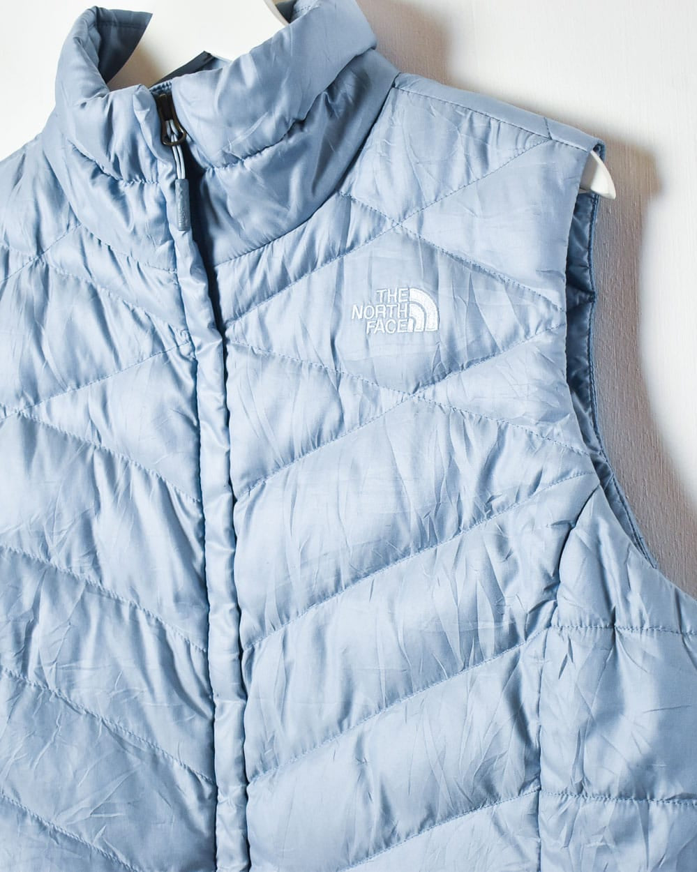 Blue The North Face Padded Gilet - Large Women's