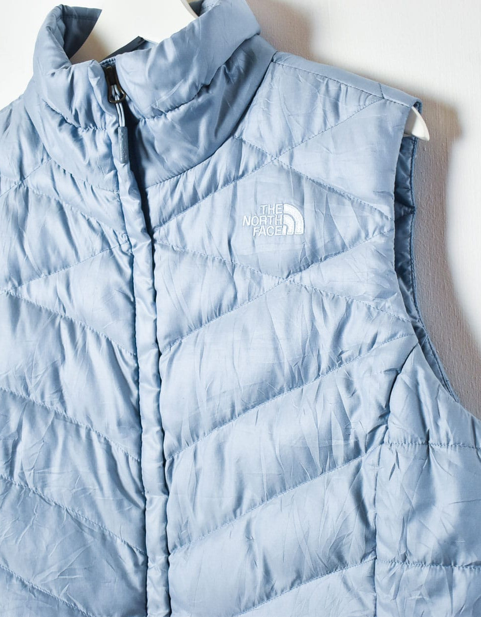 Blue The North Face Padded Gilet - Large Women's