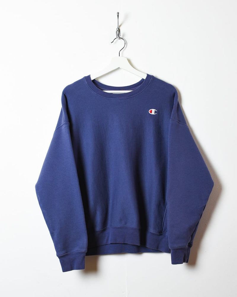 Vintage 10s+ Navy Champion Reverse Weave Sweatshirt - X-Large