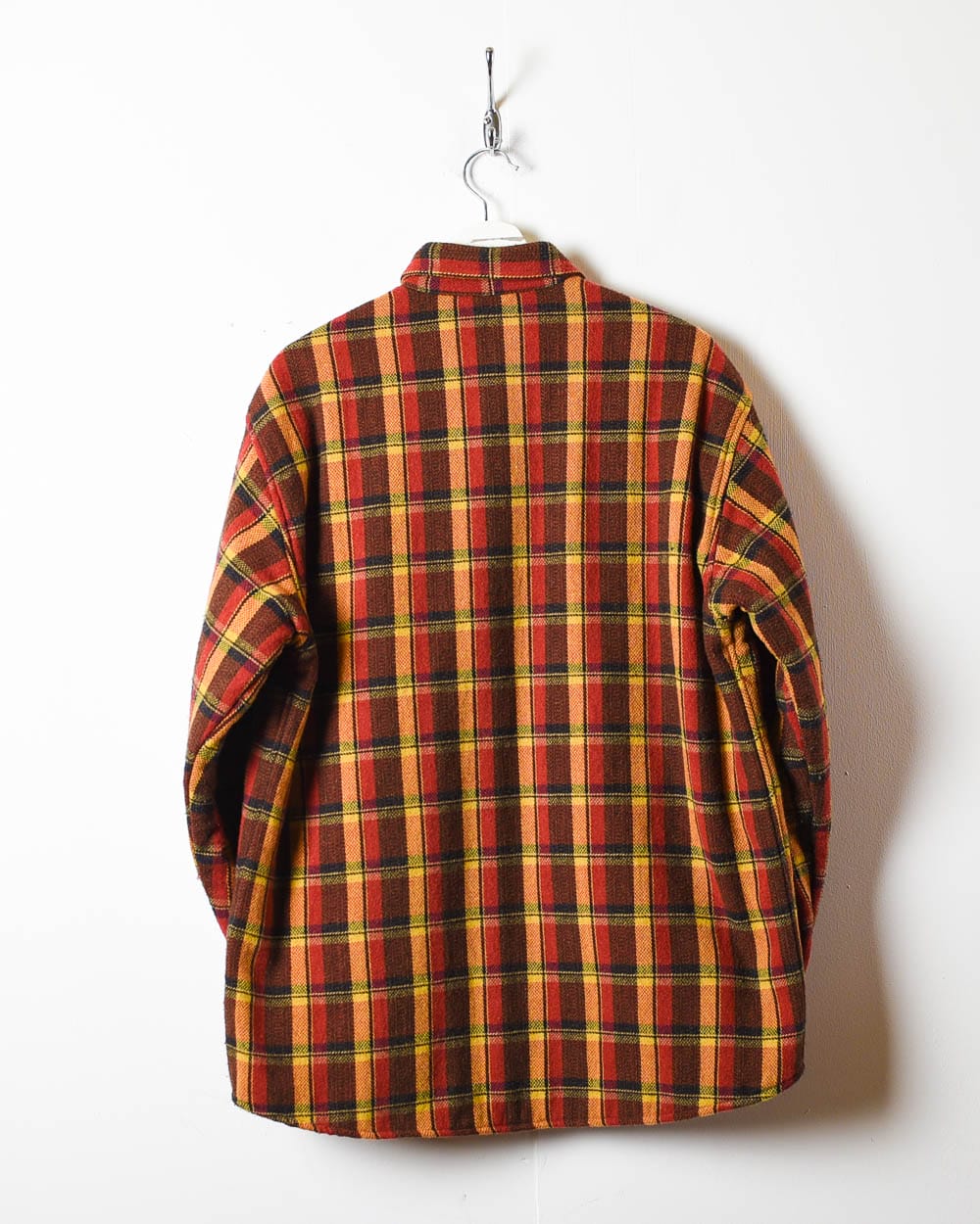 Neutral Marlboro Classics Quilted Flannel Overshirt - Medium