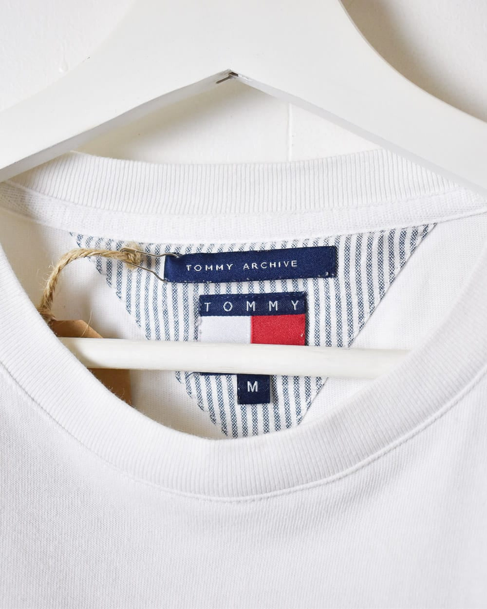 White Tommy Hilfiger Jeans T-Shirt - Small