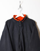 Black Tommy Hilfiger Zip-Through Fleece - X-Large