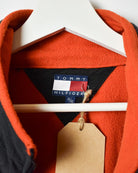 Black Tommy Hilfiger Zip-Through Fleece - X-Large