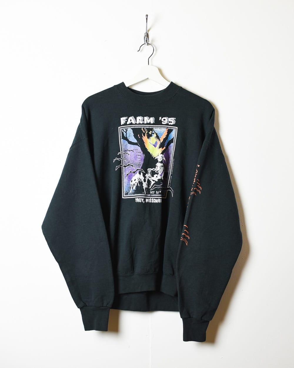 Black Farm '95 Halloween Sweatshirt - Large