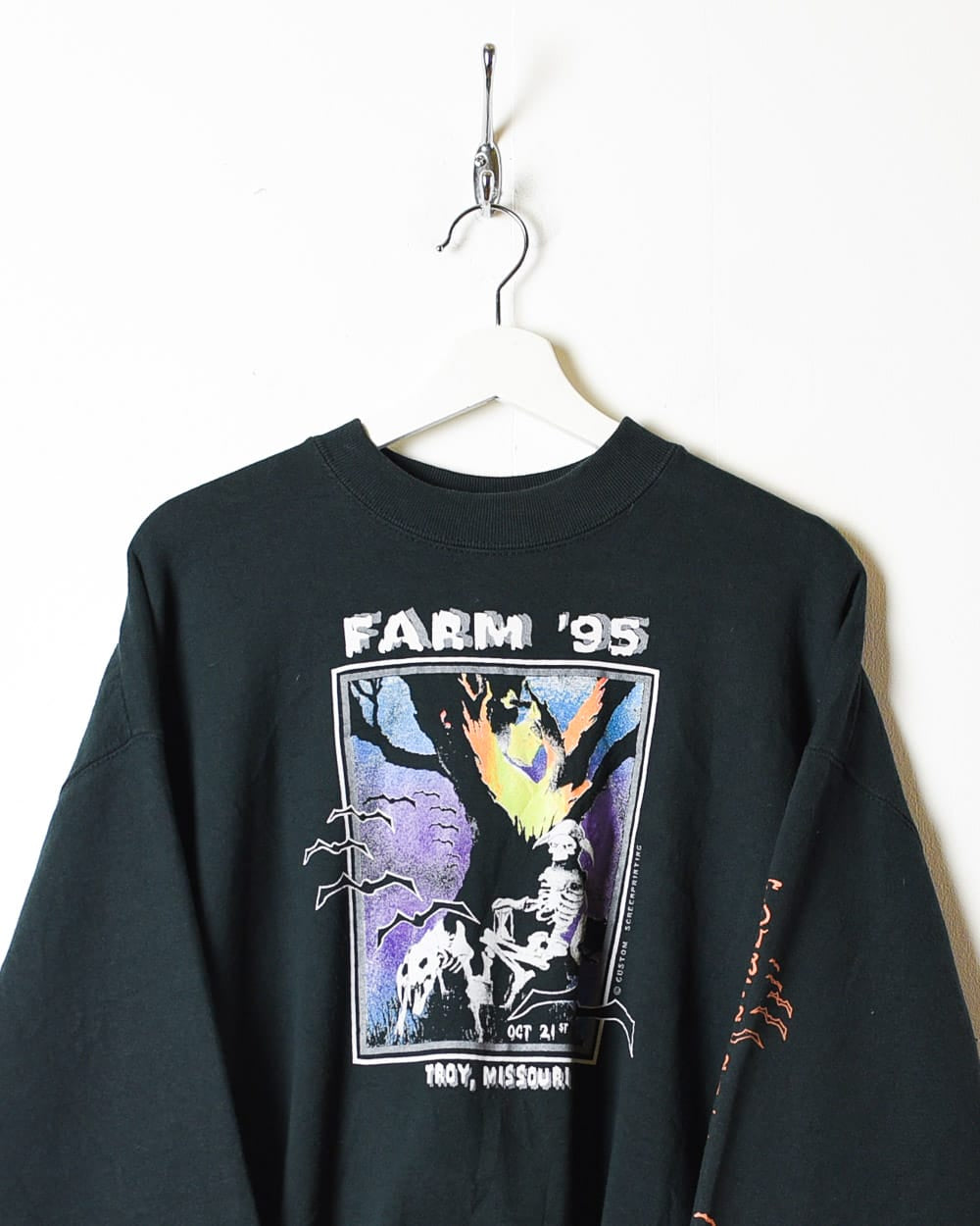 Black Farm '95 Halloween Sweatshirt - Large