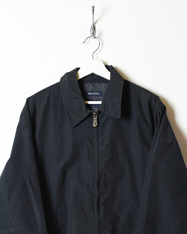 Black Nautica Harrington Jacket - Medium