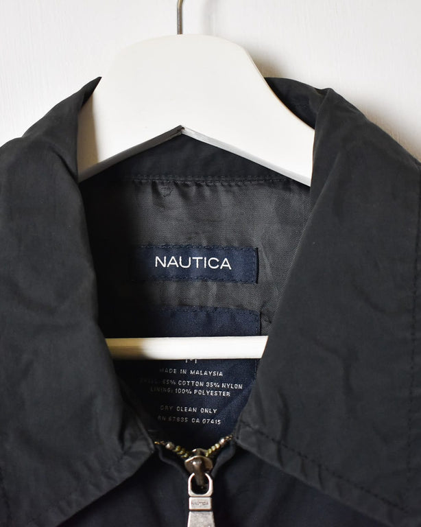 Black Nautica Harrington Jacket - Medium