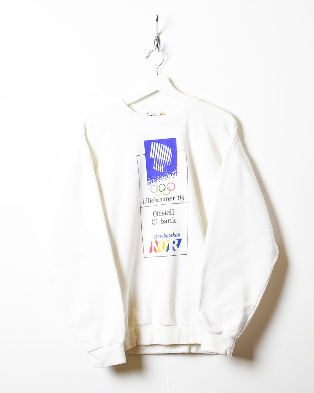 White Olympics Lillehammer 94 Sweatshirt - Small