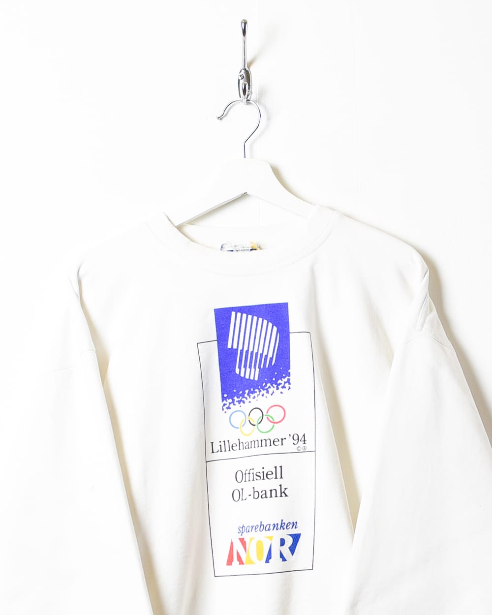 White Olympics Lillehammer 94 Sweatshirt - Small