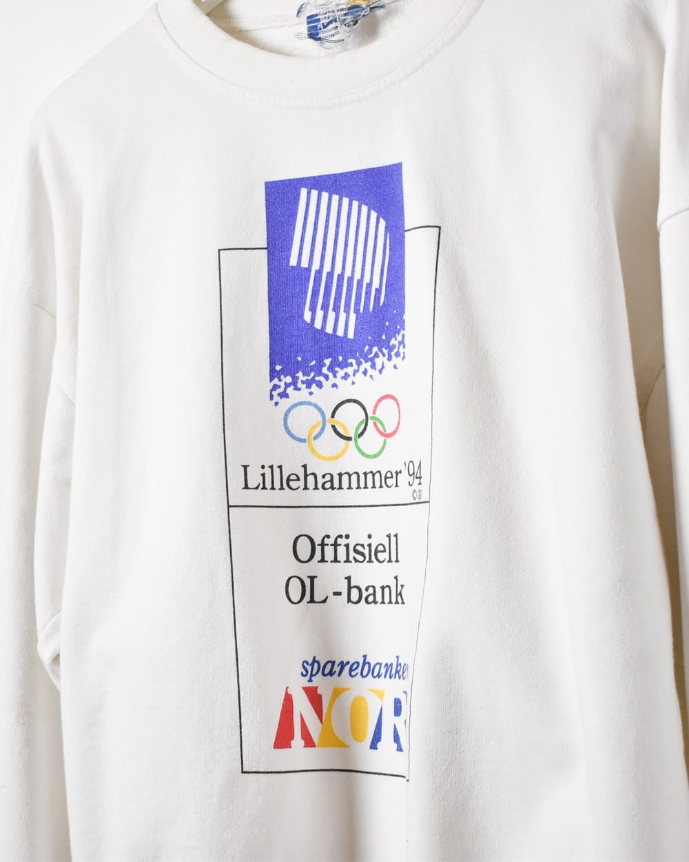 White Olympics Lillehammer 94 Sweatshirt - Small