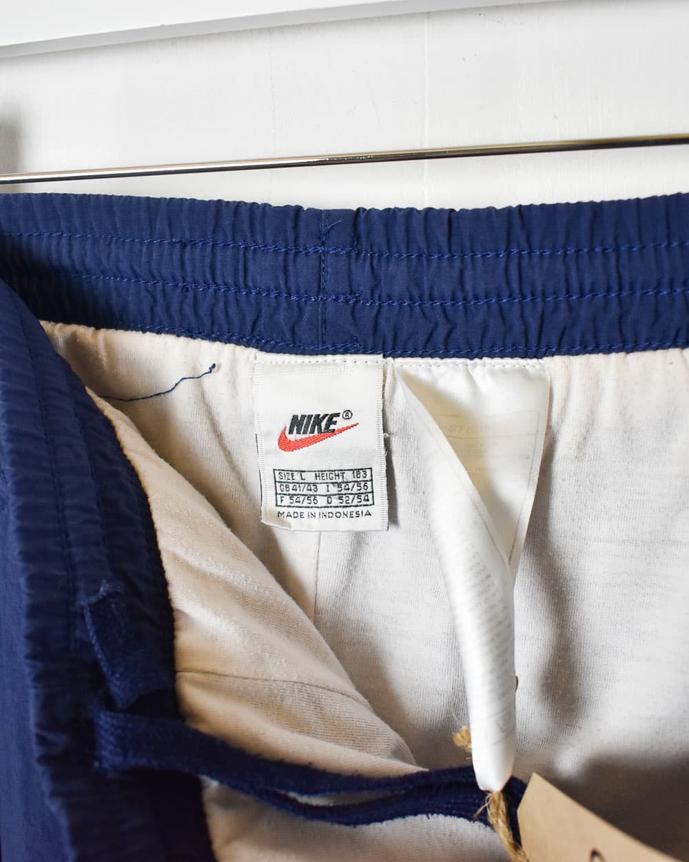 Nike Tracksuit Bottoms - Large - Domno Vintage 