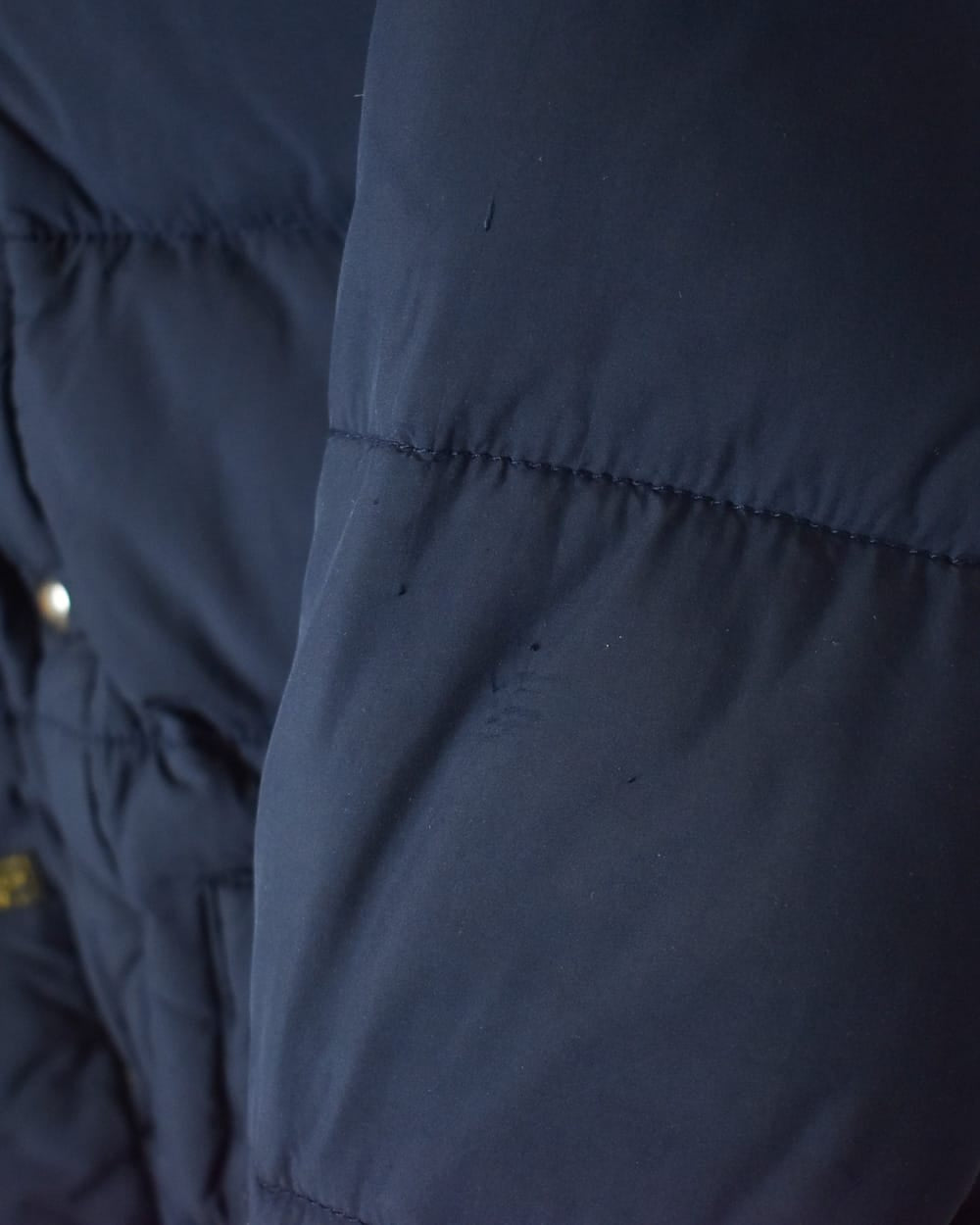 Navy Polo Ralph Lauren Hooded Down Puffer Jacket - Medium Women's