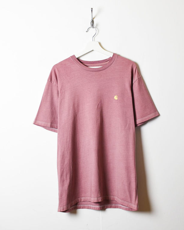 Pink Carhartt Overdyed T-Shirt - Large