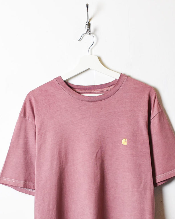 Pink Carhartt Overdyed T-Shirt - Large