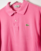 Pink Chemise Lacoste Polo Shirt - Large