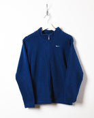 Navy Nike Zip-Through Fleece - Medium Women's