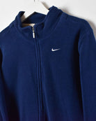 Navy Nike Zip-Through Fleece - Medium Women's