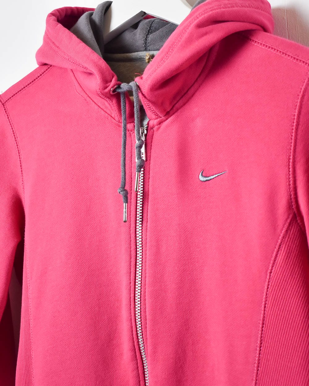 Pink Nike Zip-Through Hoodie - X-Small Women's