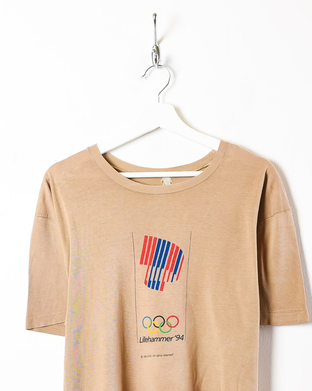 Brown Olympics Lillehammer '94 Single Stitch T-Shirt - Large